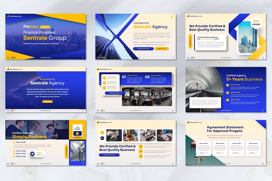 商业建议书融资提案方案PPT模板 - PPT派