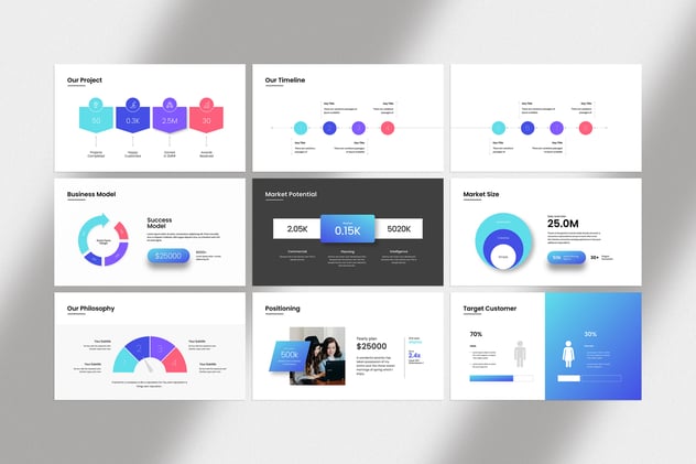 商务融资路演演讲计划Keynote模板 - PPT派