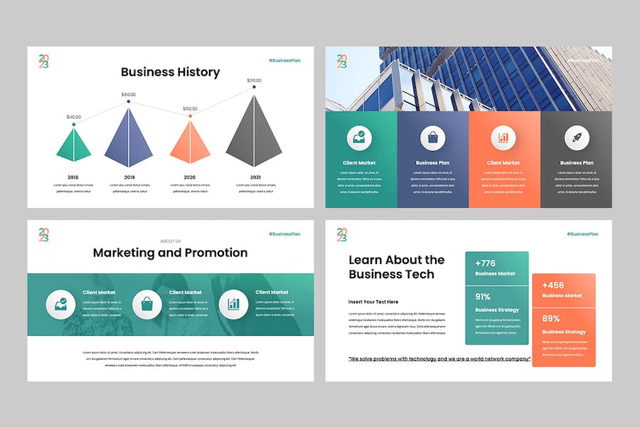 商业计划方案策略展示PPT模板 - PPT派