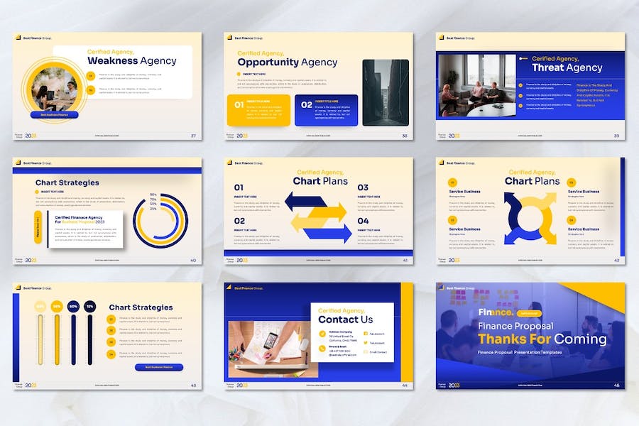 商业建议书融资提案方案PPT模板 - PPT派