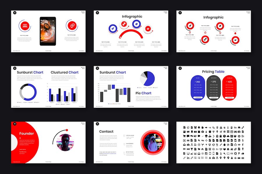 商务展示项目介绍产品推广PPT模板 - PPT派