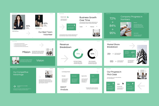 极简主义融资商业方案PPT模板 - PPT派