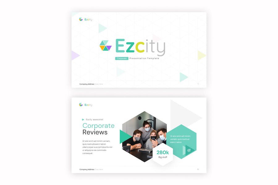 EzCity-企业-Powerpoint-模板 - PPT派