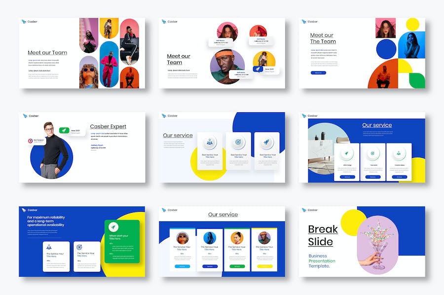 商业项目展示企业介绍Keynote模板 - PPT派