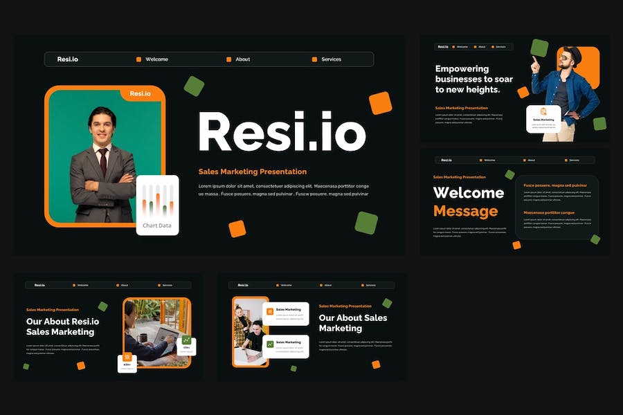 销售市场讲述展示推介方案PPT模板 - PPT派