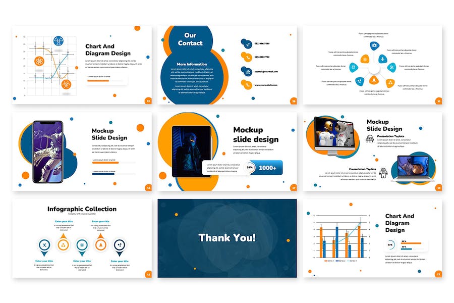 星空银河宇宙主题展示Keynote模板 - PPT派