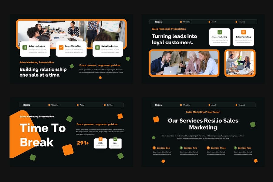 销售市场讲述展示推介方案PPT模板 - PPT派