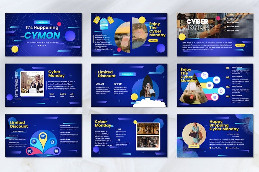 网络安全防护技术演讲Keynote模板 - PPT派