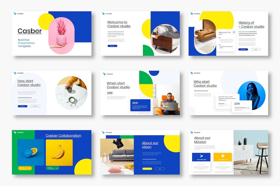 商业项目展示企业介绍Keynote模板 - PPT派