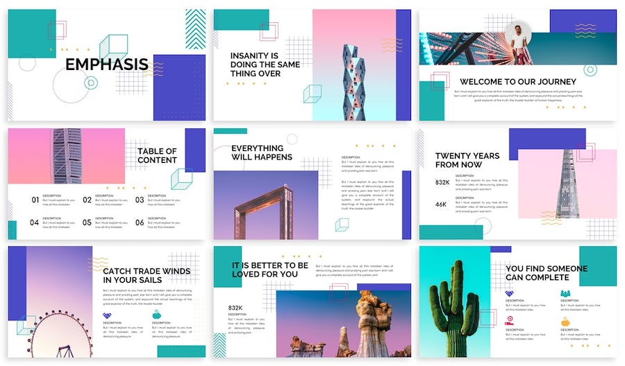 商务数据展示分析方案Keynote模板 - PPT派