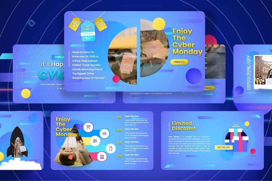 网络安全防护技术演讲Keynote模板 - PPT派