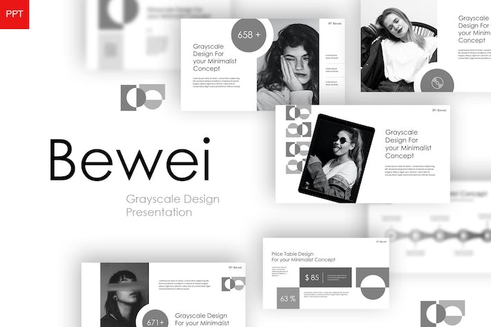 时尚商务企业品牌推广PPT模板 - PPT派