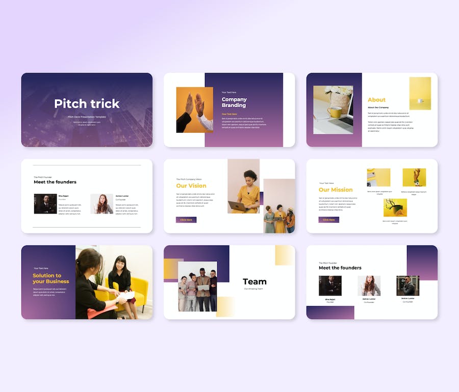 国外创投公司融资路演PPT模板 - PPT派