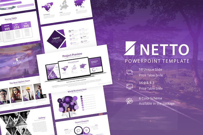 Netto-演示文稿-PowerPoint-模板 - PPT派