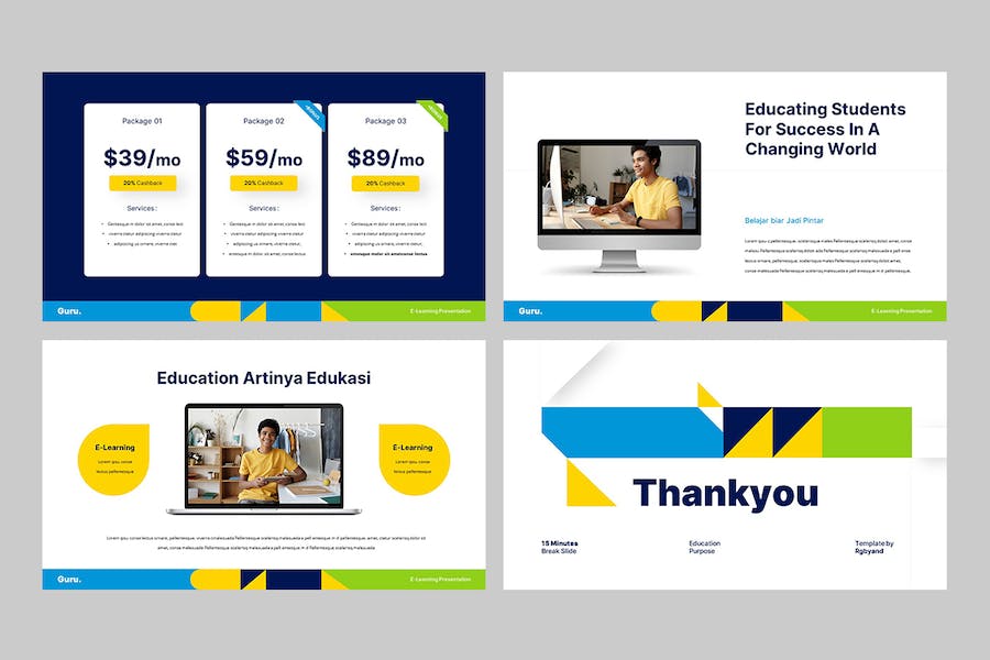 教育培训课程教学方案Keynote模板 - PPT派