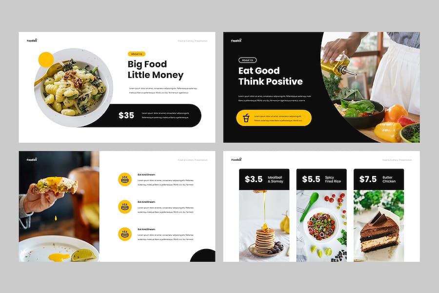 美食餐饮品牌推广宣传Keynote模板 - PPT派