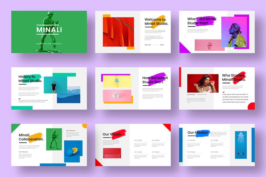 多彩企业商务产品介绍Keynote模板 Retry - PPT派