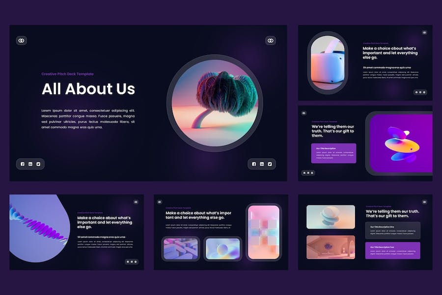 创意融资项目路演讲述Keynote模板 - PPT派