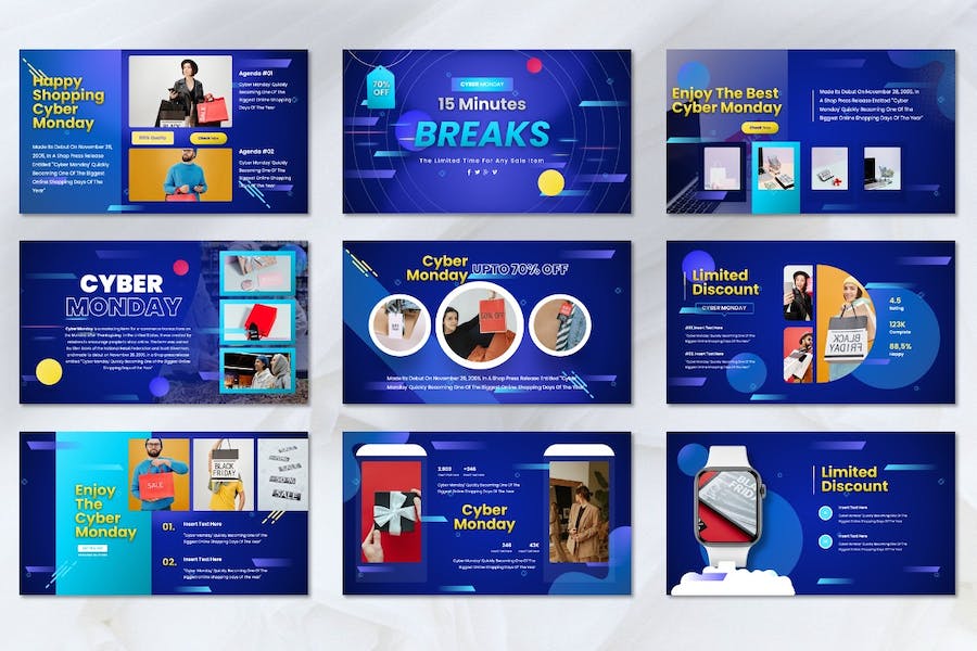 网络安全防护技术演讲Keynote模板 - PPT派