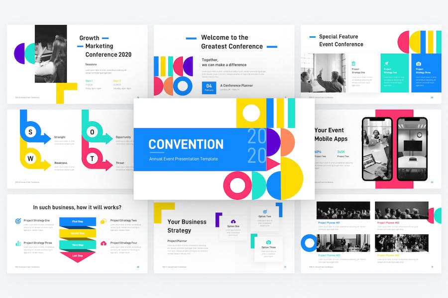 Convention-annual-event-creative-keynote-template - PPT派