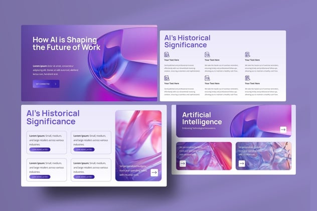 人工智能新一代技术发展趋势分析PPT模板 - PPT派