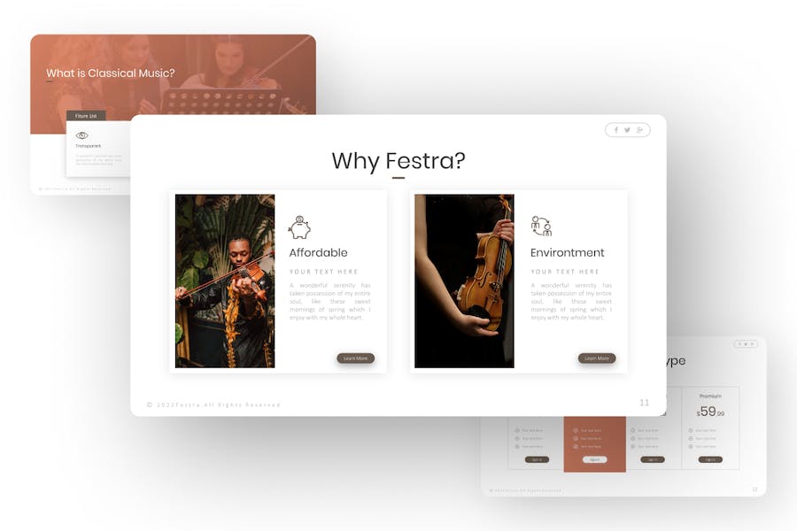 Festra-classical-music-luxury-powerpoint-template - PPT派