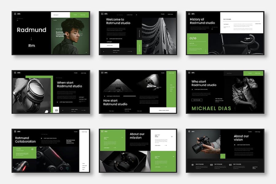 拉德蒙德-商务-主旨演讲-模板 - PPT派