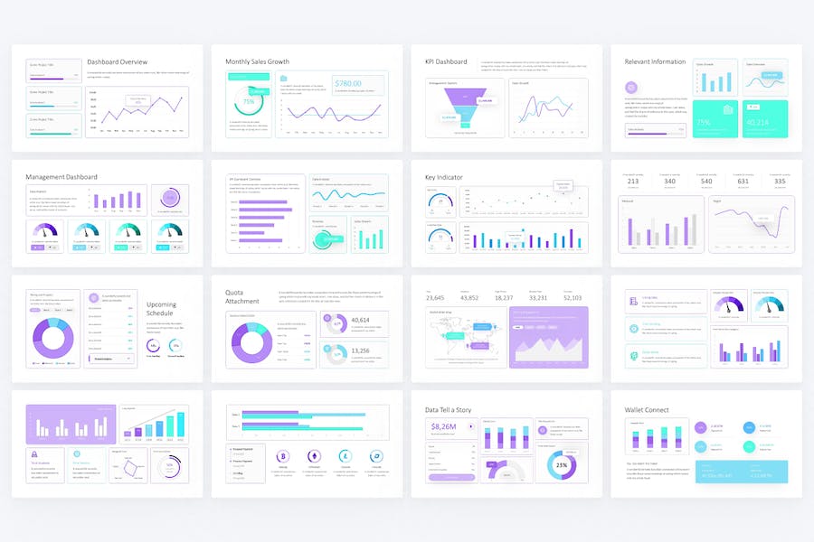 KPI-仪表板-渐变-2-PowerPoint-模板 - PPT派