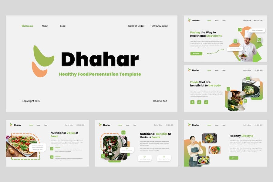 健康食品营养讲述推介Keynote模板 - PPT派