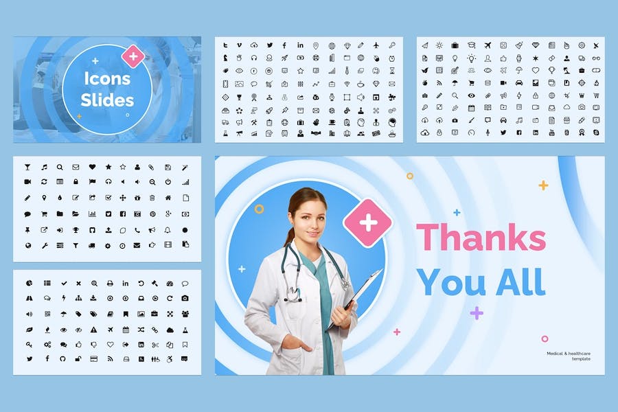 医疗健康诊疗服务介绍PPT模板 - PPT派