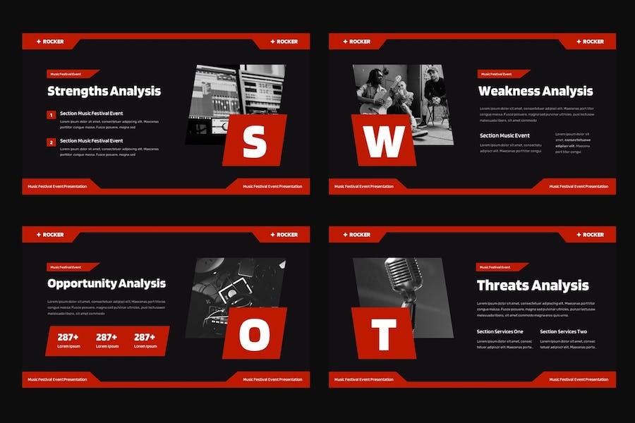 音乐节活动策划宣传推广Keynote模板 - PPT派