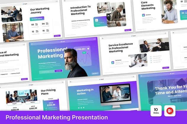 专业营销活动宣传PPT模板 - PPT派