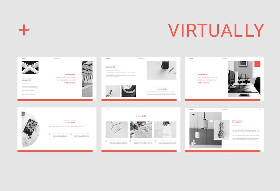 虚拟现实科技产品展示PPT模板 - PPT派