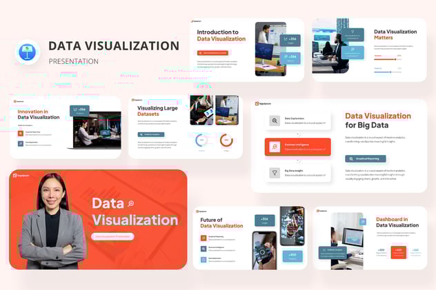 数据可视化分析展示系统Keynote模板 - PPT派
