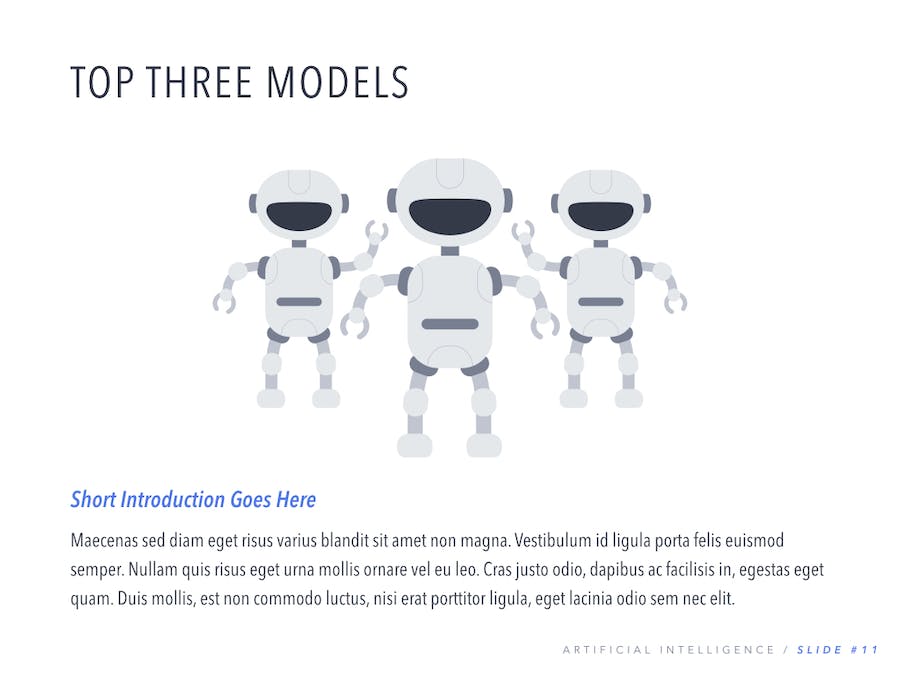 机器人产品展示人工智能创业融资计划书keynote模板 - PPT派