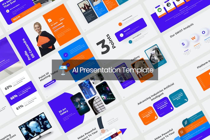 人工智能AI技术讲述展示应用方案Keynote模板 - PPT派