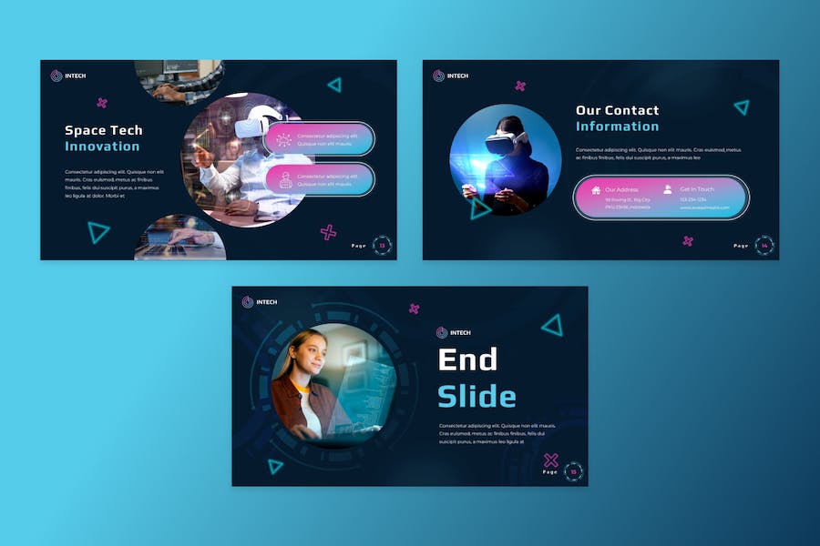 智能科技产品功能展示PPT模板 - PPT派