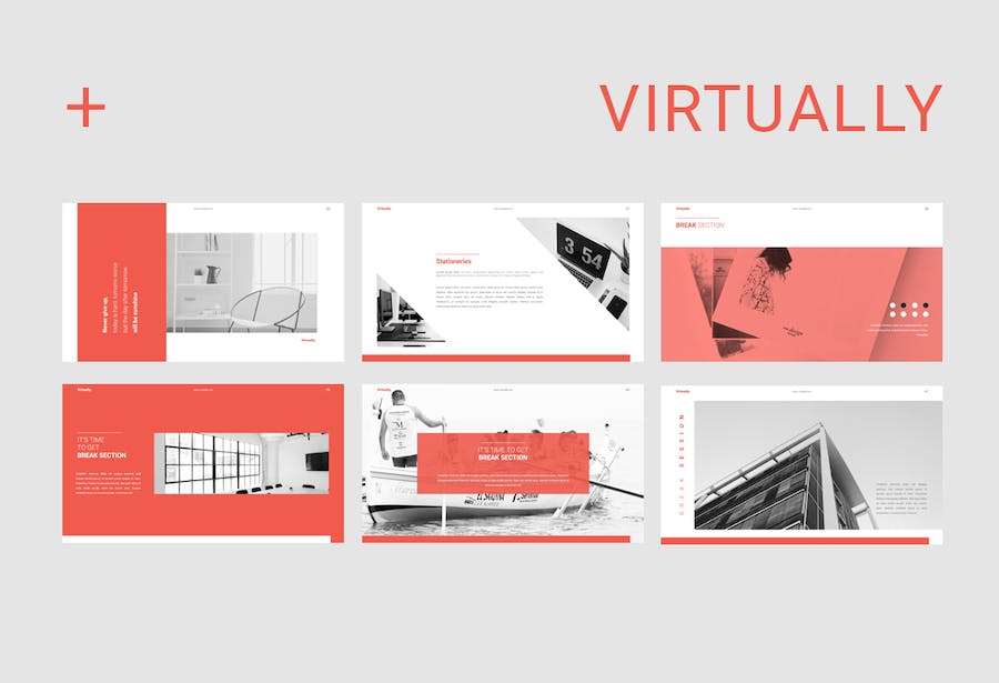 虚拟现实科技产品展示PPT模板 - PPT派