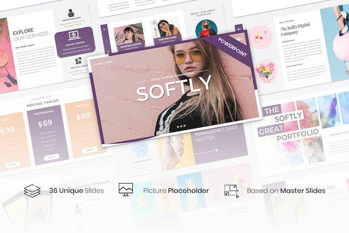 创意型商务项目路演展示PowerPoint模板 - PPT派