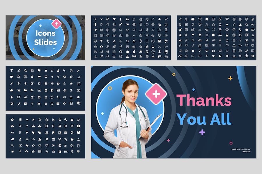 医疗健康诊疗服务介绍PPT模板 - PPT派