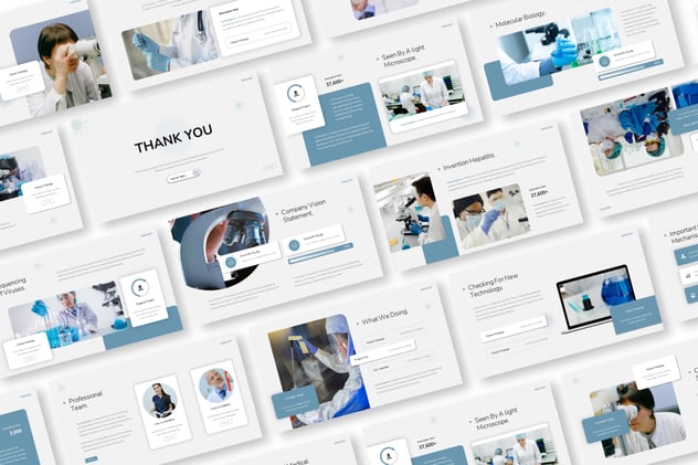 病毒防护知识临床病毒检测分析PPT模板 - PPT派