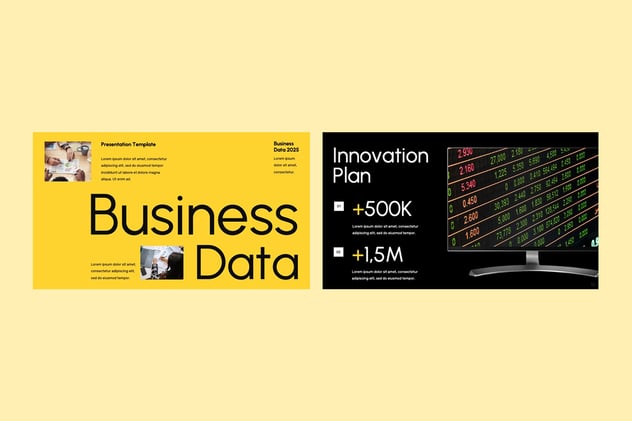 商业数据报告财务分析PPT模板 - PPT派