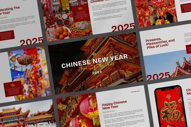 中国新年民俗特色活动推广宣传PPT模板 - PPT派