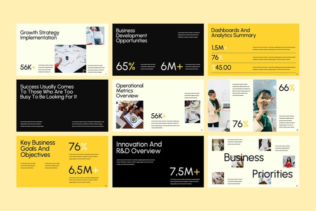 商业数据报告财务分析PPT模板 - PPT派