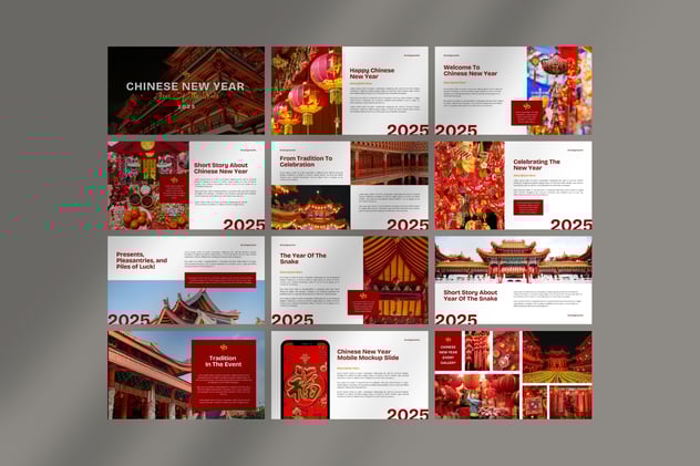 中国新年民俗特色活动推广宣传PPT模板 - PPT派