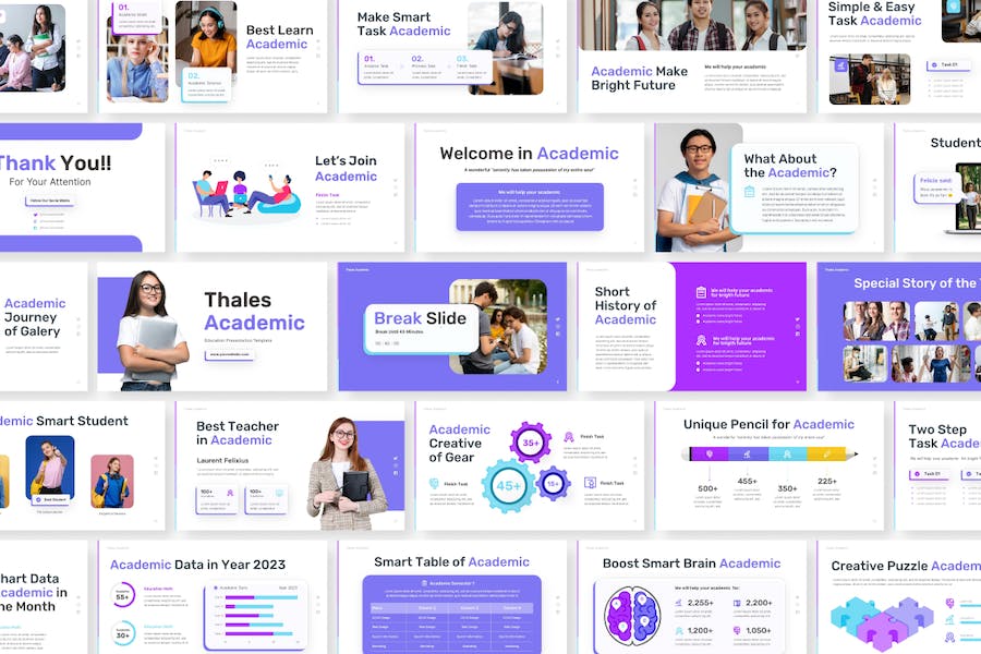 学术教育知识演讲教学方案PPT模板 - PPT派