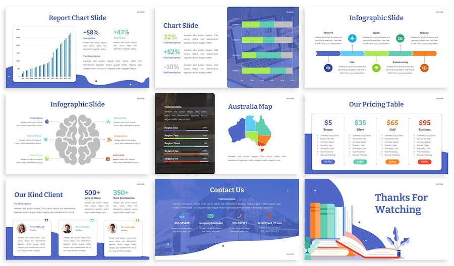 教育培训课程学习展示Keynote模板 - PPT派