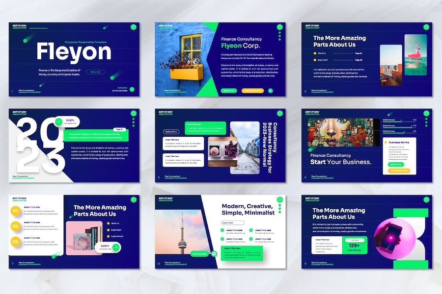 企业公司年度报告总结PPT模板 - PPT派