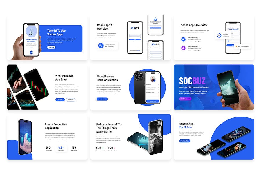 移动应用开发创新方案Keynote模板 - PPT派