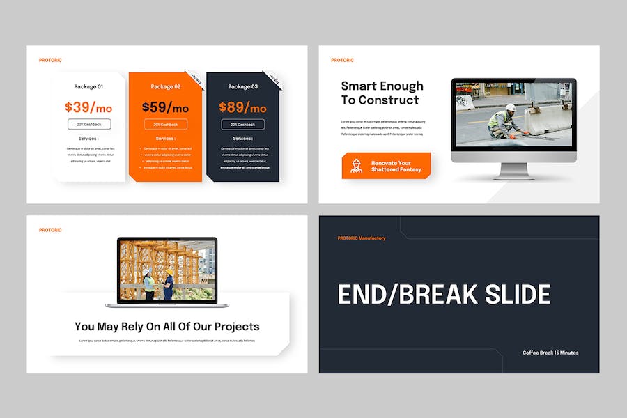 建筑施工项目管理规划讲述展示方案Keynote模板 - PPT派